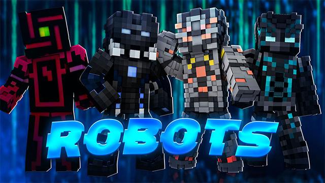 Thumbnail of the Minecraft Bedrock Marketplace product Robots created by Novasoft.