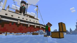 Screenshot of the Minecraft Bedrock Marketplace product Shipwreck Survival 2 created by Novasoft.
