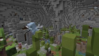Screenshot of the Minecraft Bedrock Marketplace product Shroomville created by Novasoft.