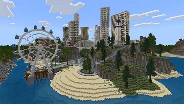 Screenshot of the Minecraft Bedrock Marketplace product THE BIG CITY created by Novasoft.