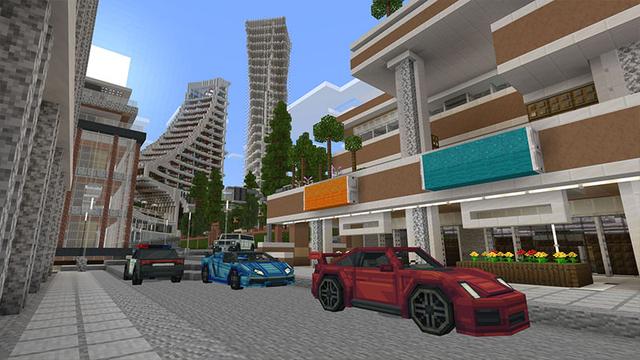 Screenshot of the Minecraft Bedrock Marketplace product THE BIG CITY created by Novasoft.
