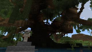 Screenshot of the Minecraft Bedrock Marketplace product Treehouse! created by Novasoft.