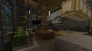 Screenshot of the Minecraft Bedrock Marketplace product TROPICAL MANSION created by Novasoft.