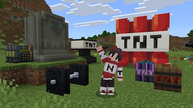 Screenshot of the Minecraft Bedrock Marketplace product Ultimate TNT created by Novasoft.