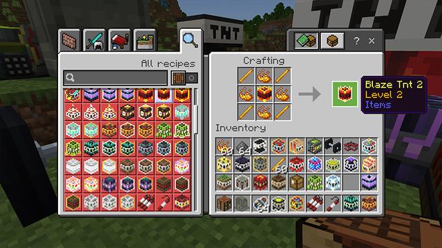Screenshot of the Minecraft Bedrock Marketplace product Ultimate TNT created by Novasoft.