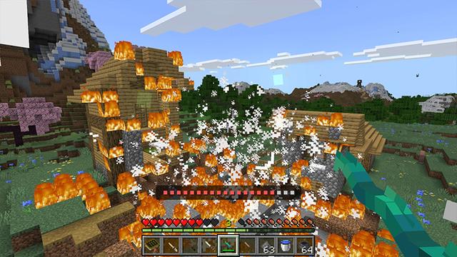 Screenshot of the Minecraft Bedrock Marketplace product WANDS created by Novasoft.