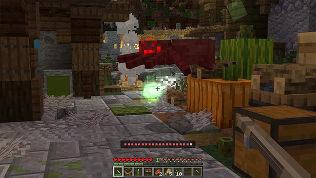 Screenshot of the Minecraft Bedrock Marketplace product WANDS created by Novasoft.
