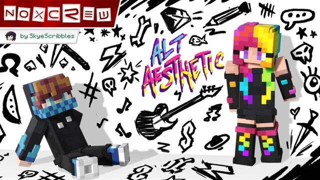 Thumbnail of the Minecraft Bedrock Marketplace product Alt Aesthetic created by Noxcrew.