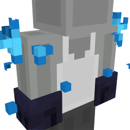 Thumbnail of the Minecraft Bedrock Marketplace product Blue Flaming Gloves created by Noxcrew.