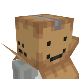 Thumbnail of the Minecraft Bedrock Marketplace product Cardboard Box Hat created by Noxcrew.