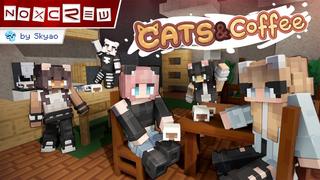 Thumbnail of the Minecraft Bedrock Marketplace product Cats and Coffee created by Noxcrew.
