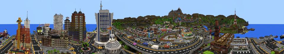 Panorama of the Minecraft Bedrock Marketplace product DestructoBot 5000 created by Noxcrew.