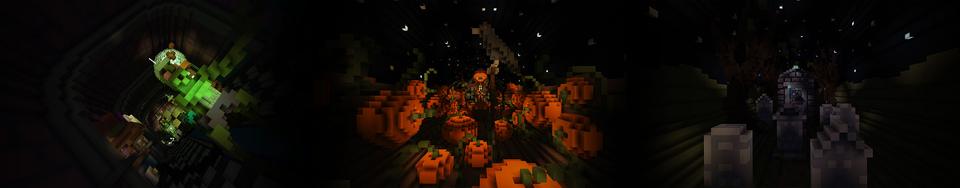 Panorama of the Minecraft Bedrock Marketplace product Dropper of Horrors created by Noxcrew.