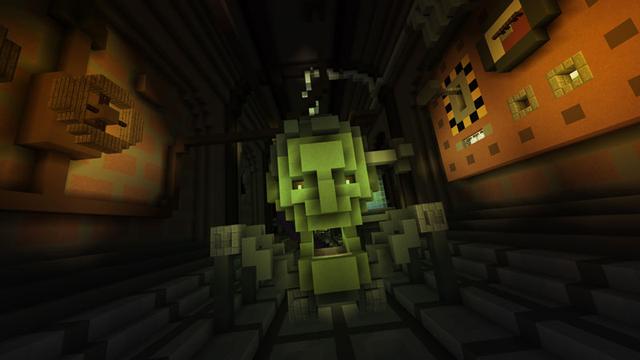 Screenshot of the Minecraft Bedrock Marketplace product Dropper of Horrors created by Noxcrew.