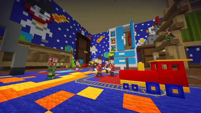 Screenshot of the Minecraft Bedrock Marketplace product Elf Patrol created by Noxcrew.