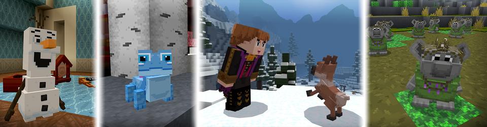 Panorama of the Minecraft Bedrock Marketplace product Frozen created by Noxcrew.