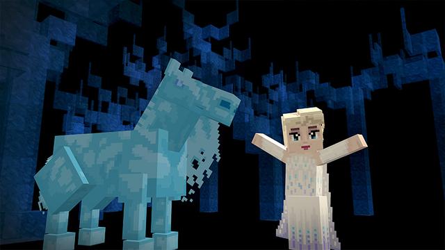 Screenshot of the Minecraft Bedrock Marketplace product Frozen created by Noxcrew.