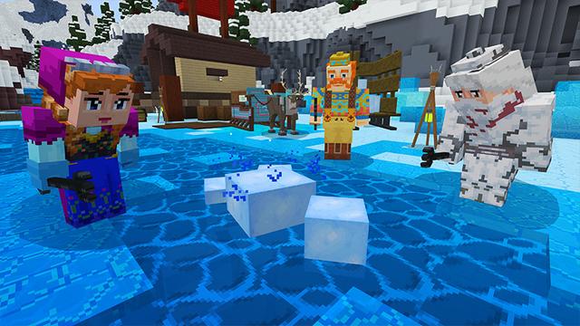 Screenshot of the Minecraft Bedrock Marketplace product Frozen created by Noxcrew.
