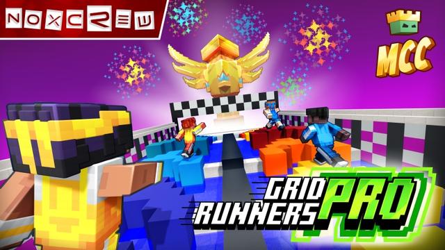 Thumbnail of the Minecraft Bedrock Marketplace product Grid Runners Pro created by Noxcrew.