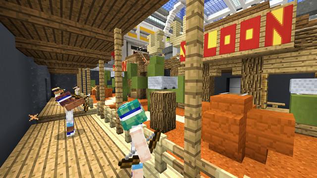 Screenshot of the Minecraft Bedrock Marketplace product Grid Runners created by Noxcrew.