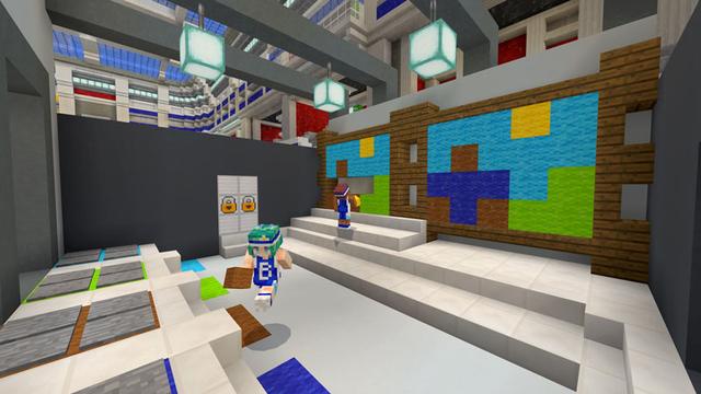Screenshot of the Minecraft Bedrock Marketplace product Grid Runners created by Noxcrew.