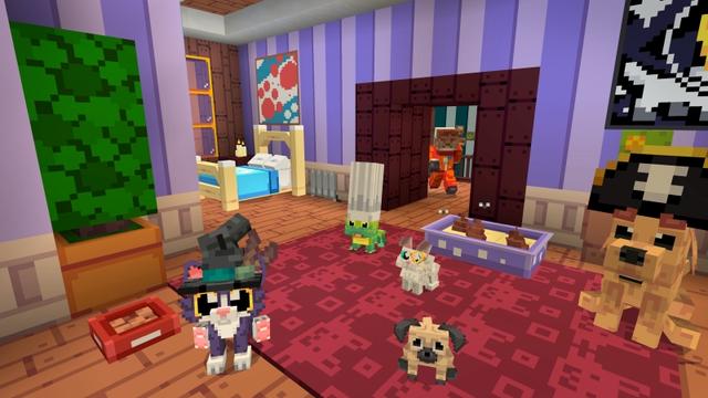 Screenshot of the Minecraft Bedrock Marketplace product Love Pets created by Noxcrew.
