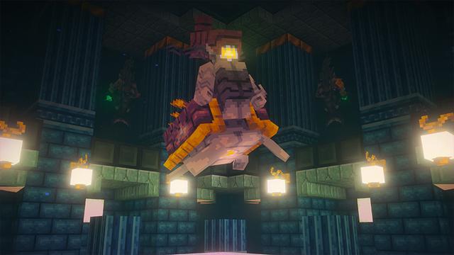 Screenshot of the Minecraft Bedrock Marketplace product Mermaid Life Add-On created by Noxcrew.