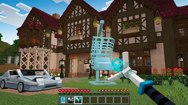 Screenshot of the Minecraft Bedrock Marketplace product Millionaire Mansions Add-On created by Noxcrew.