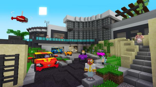 Screenshot of the Minecraft Bedrock Marketplace product Millionaire Mansions created by Noxcrew.