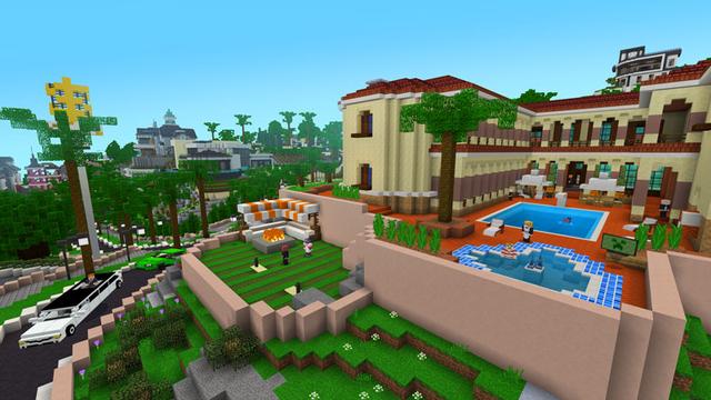 Screenshot of the Minecraft Bedrock Marketplace product Millionaire Mansions created by Noxcrew.