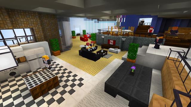 Screenshot of the Minecraft Bedrock Marketplace product Millionaire Mansions created by Noxcrew.