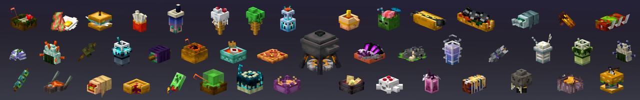 Panorama of the Minecraft Bedrock Marketplace product Monster Food Add-On created by Noxcrew.