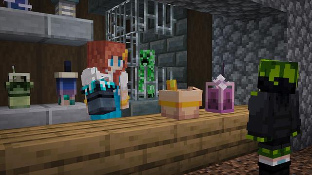 Screenshot of the Minecraft Bedrock Marketplace product Monster Food Add-On created by Noxcrew.