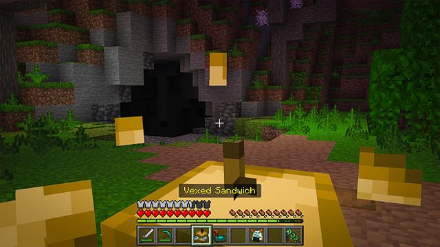 Screenshot of the Minecraft Bedrock Marketplace product Monster Food Add-On created by Noxcrew.