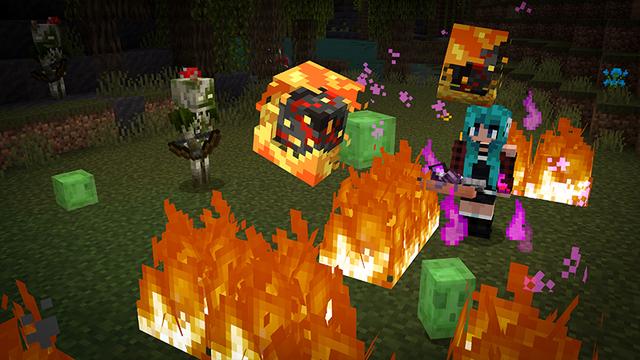 Screenshot of the Minecraft Bedrock Marketplace product Monster Food Add-On created by Noxcrew.