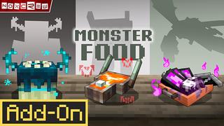 Thumbnail of the Minecraft Bedrock Marketplace product Add-On Comida de Monstro created by Noxcrew.