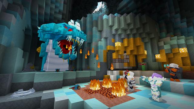Screenshot of the Minecraft Bedrock Marketplace product Monsters from the Ice created by Noxcrew.