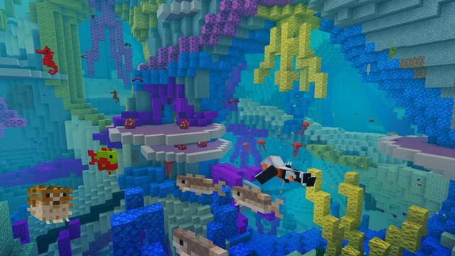 Screenshot of the Minecraft Bedrock Marketplace product Monsters of the Deep created by Noxcrew.