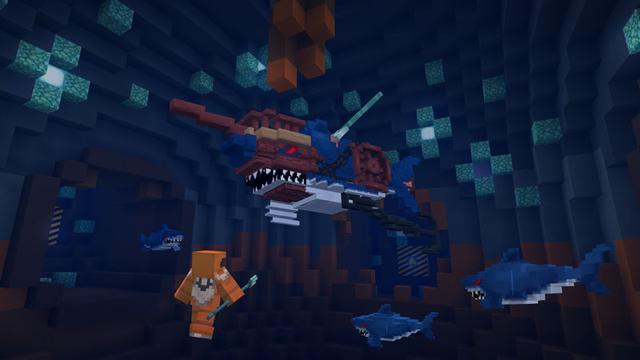 Screenshot of the Minecraft Bedrock Marketplace product Monsters of the Deep created by Noxcrew.
