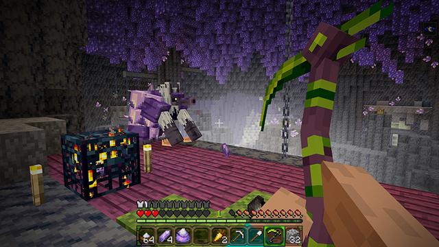 Screenshot of the Minecraft Bedrock Marketplace product Moss Block Challenge created by Noxcrew.