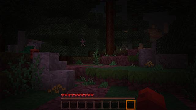 Screenshot of the Minecraft Bedrock Marketplace product Mothman created by Noxcrew.
