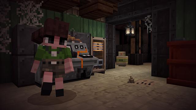 Screenshot of the Minecraft Bedrock Marketplace product Mothman created by Noxcrew.
