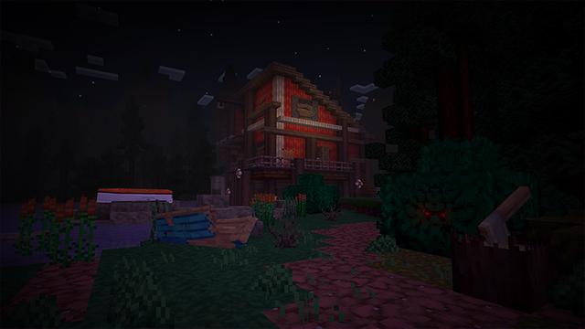 Screenshot of the Minecraft Bedrock Marketplace product Mothman created by Noxcrew.