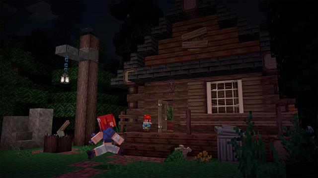 Screenshot of the Minecraft Bedrock Marketplace product Mothman created by Noxcrew.