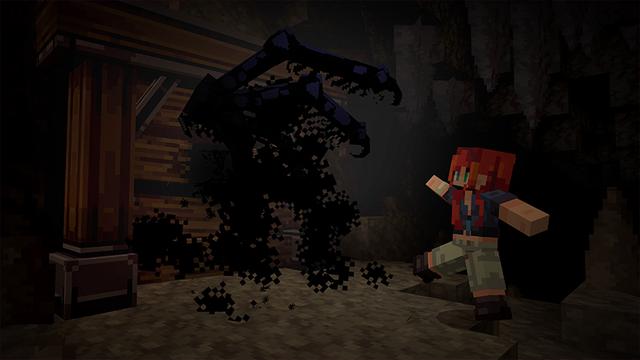 Screenshot of the Minecraft Bedrock Marketplace product Mothman created by Noxcrew.
