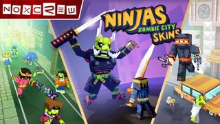 Thumbnail of the Minecraft Bedrock Marketplace product Ninjas of Zombie City Skins created by Noxcrew.