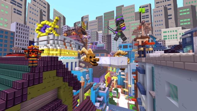 Screenshot of the Minecraft Bedrock Marketplace product Ninjas of Zombie City created by Noxcrew.