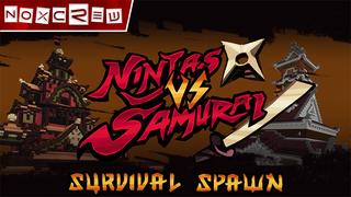 Thumbnail of the Minecraft Bedrock Marketplace product Ninjas VS Samurai Spawn created by Noxcrew.