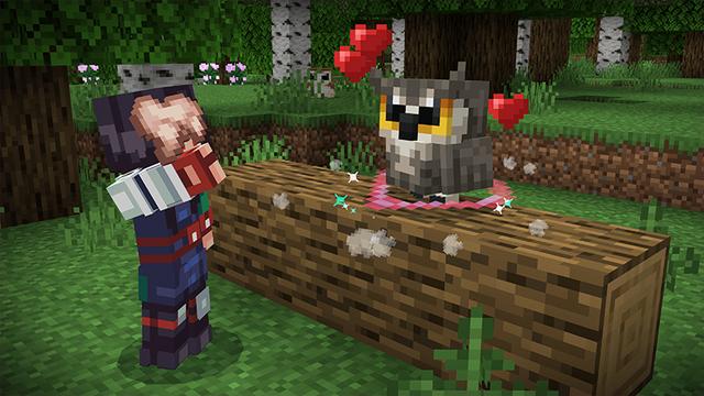 Screenshot of the Minecraft Bedrock Marketplace product Owls Add-On created by Noxcrew.
