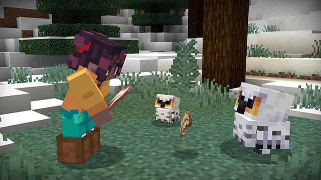 Screenshot of the Minecraft Bedrock Marketplace product Owls Add-On created by Noxcrew.